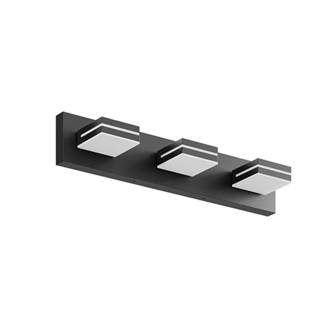Modern Chrome LED Vanity Light, 3-Lights Wall Sconce For Bathroom And Mirror, Sleek Minimalist Design, Energy-Efficient, Easy To Install