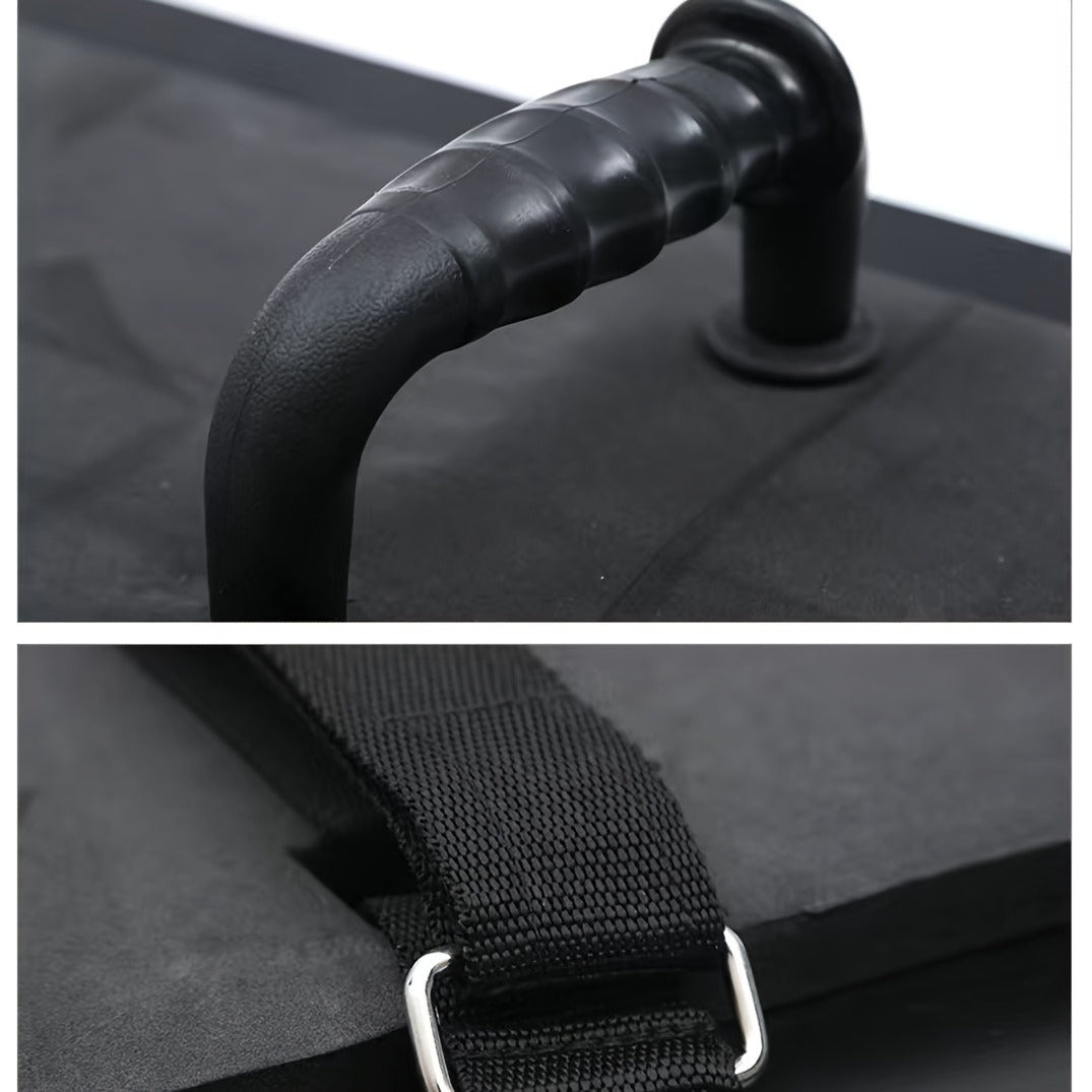 1pc High-strength Large Pure Metal Iron Tactical Training Arm Guard, Handheld Dual Head Shield, Comfortable Grip, Very Suitable For Outdoor Hiking, Forest Exploration, Winter Outdoor De Icing Arm Guar