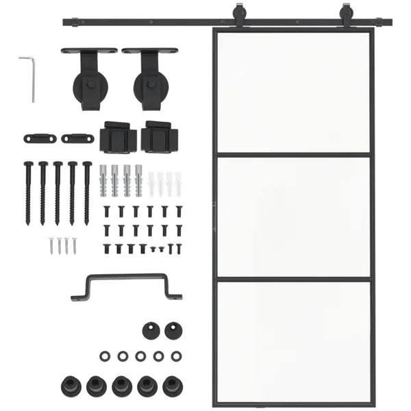 Sliding Door With Hardware Kit