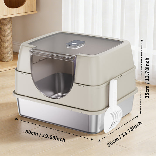 Only Self Pickup---Galaxy Stainless Steel Cat Litter Box