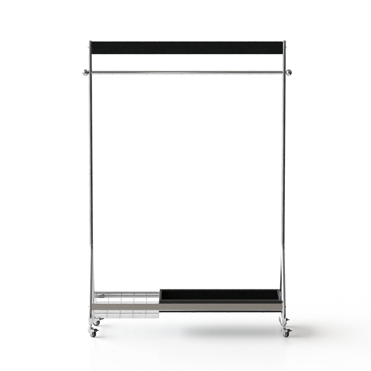 Leon Clothes Hanger Black Antique American Clothes And Hat Rack Retro Home Portable Stainless Steel Bedroom Floor Storage Shelf