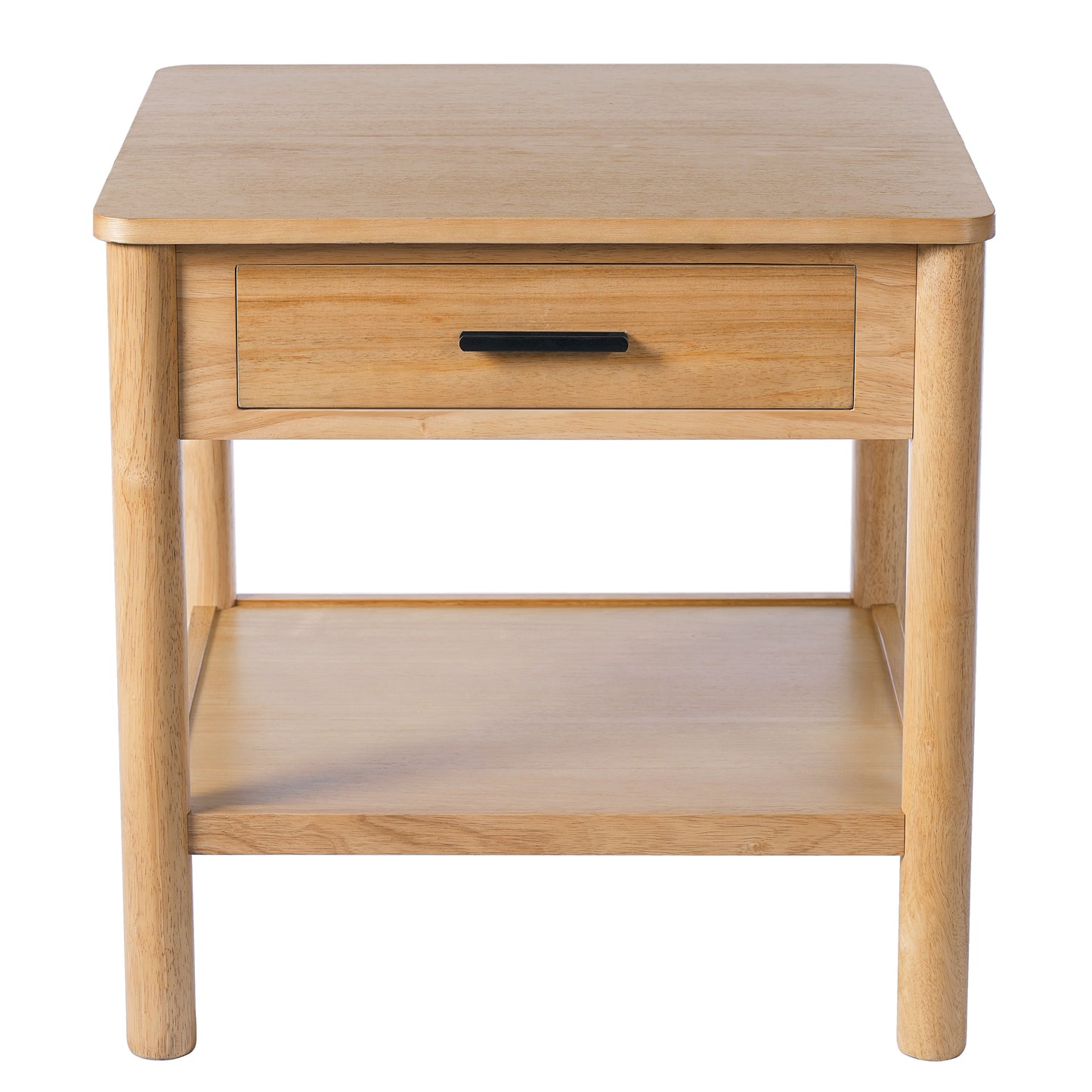 END TABLE K D WITH 1 DRAWER,NATURAL COLOR
