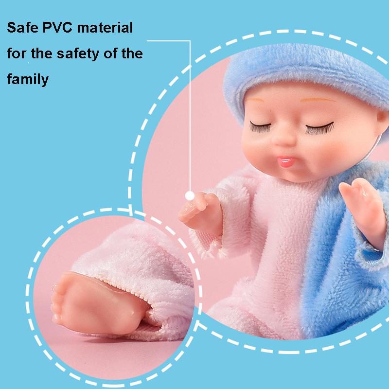 6 Newly Upgraded Sleeping Princess Dolls Girls' Toy Gift Box Set Adorable Princess Figures In Various Styles