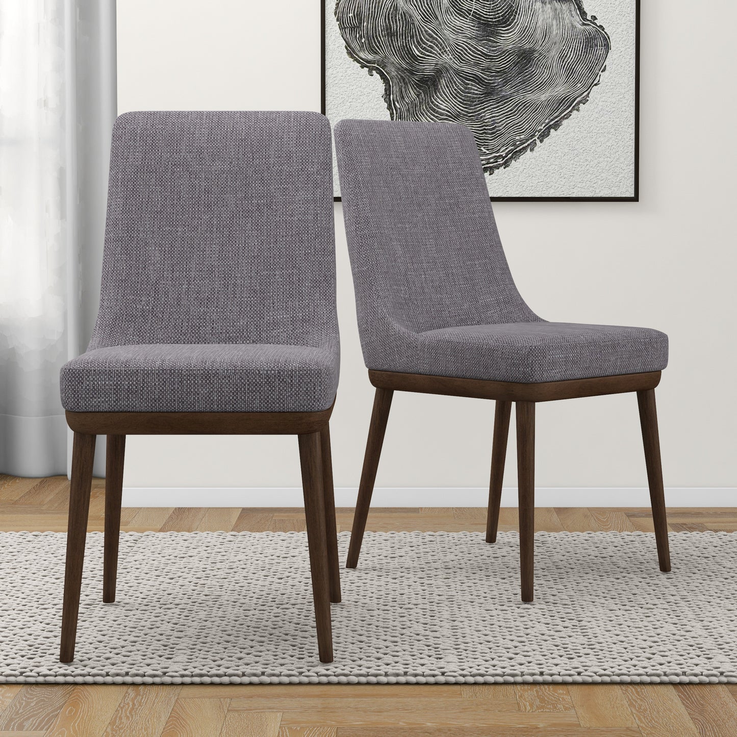 Mid-Century Modern Dining Chair   Set Of 2