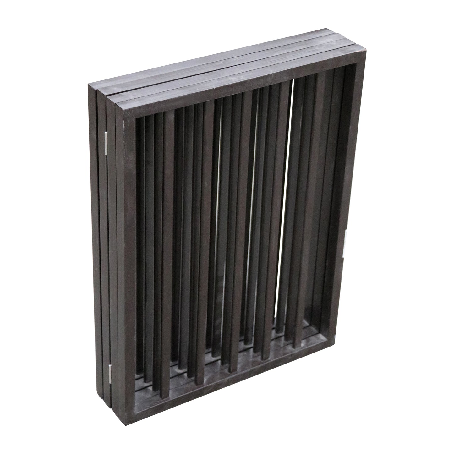 Pet Gate - Dog Gate For Doorways, Stairs Or House - Freestanding, Folding, Brown, Arc Wooden