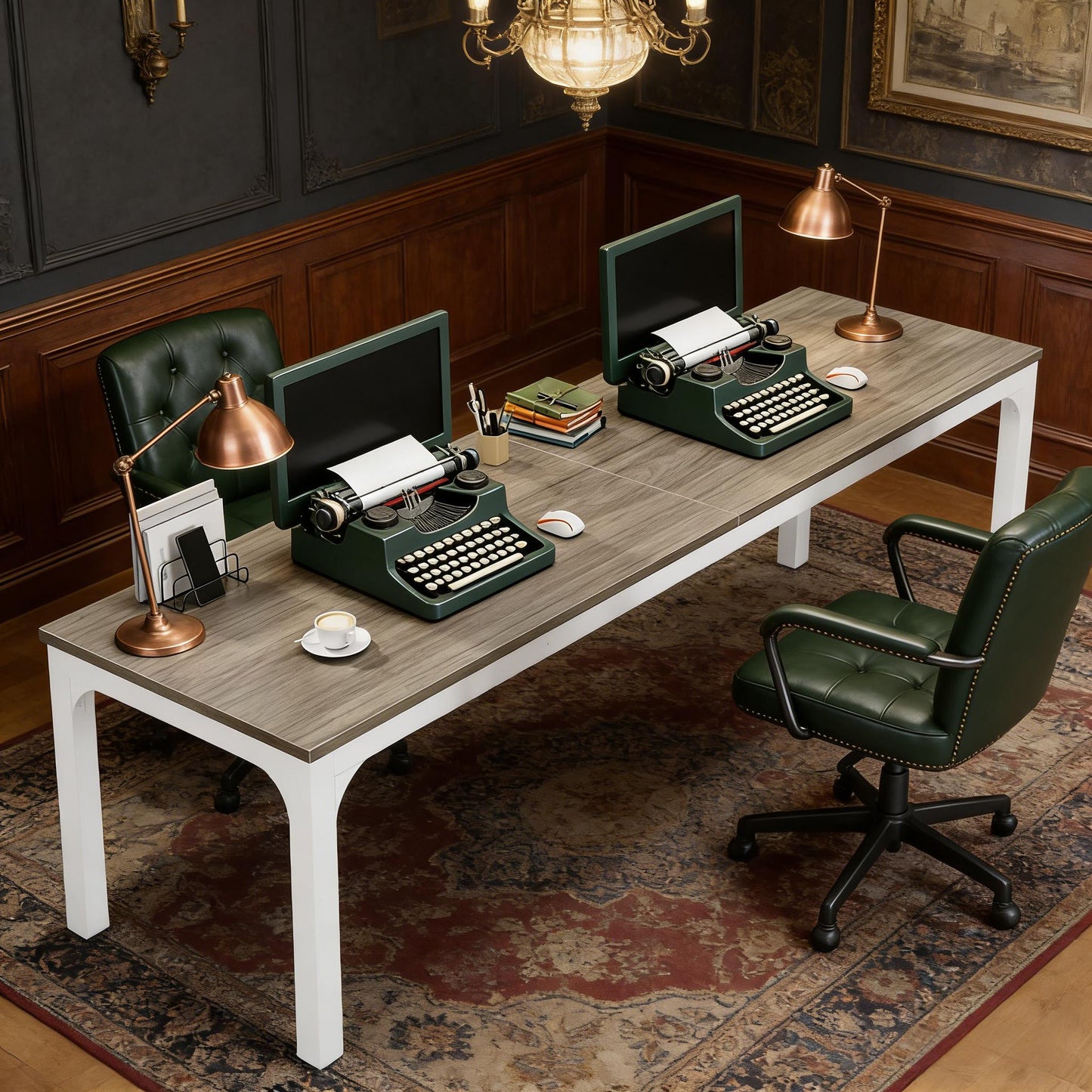 Conference Table,Extra Long Writing Desk,Office Desk