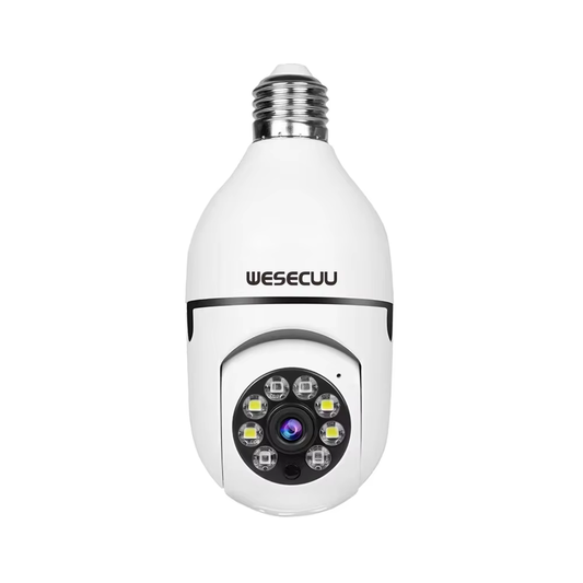 Smart Home Security PTZ Camera Wireless Lights 360 Degree Night Vision Surveillance Remote View CCTV Security WIFI Light Bulb Camera