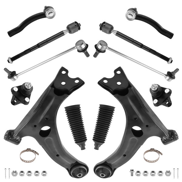 Suspension Inner & Outer Front Lower Control Arm Fit For Corolla 2003-2008 All Models K640361, K640360, K90309, K80230, EV470, ES80432, ES80431
