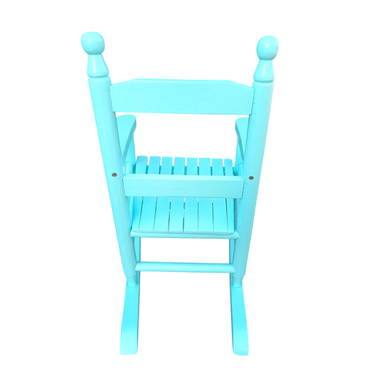 Children's Rocking Light Light Blue Chair- Indoor Or Outdoor -Suitable For Kids-Durable