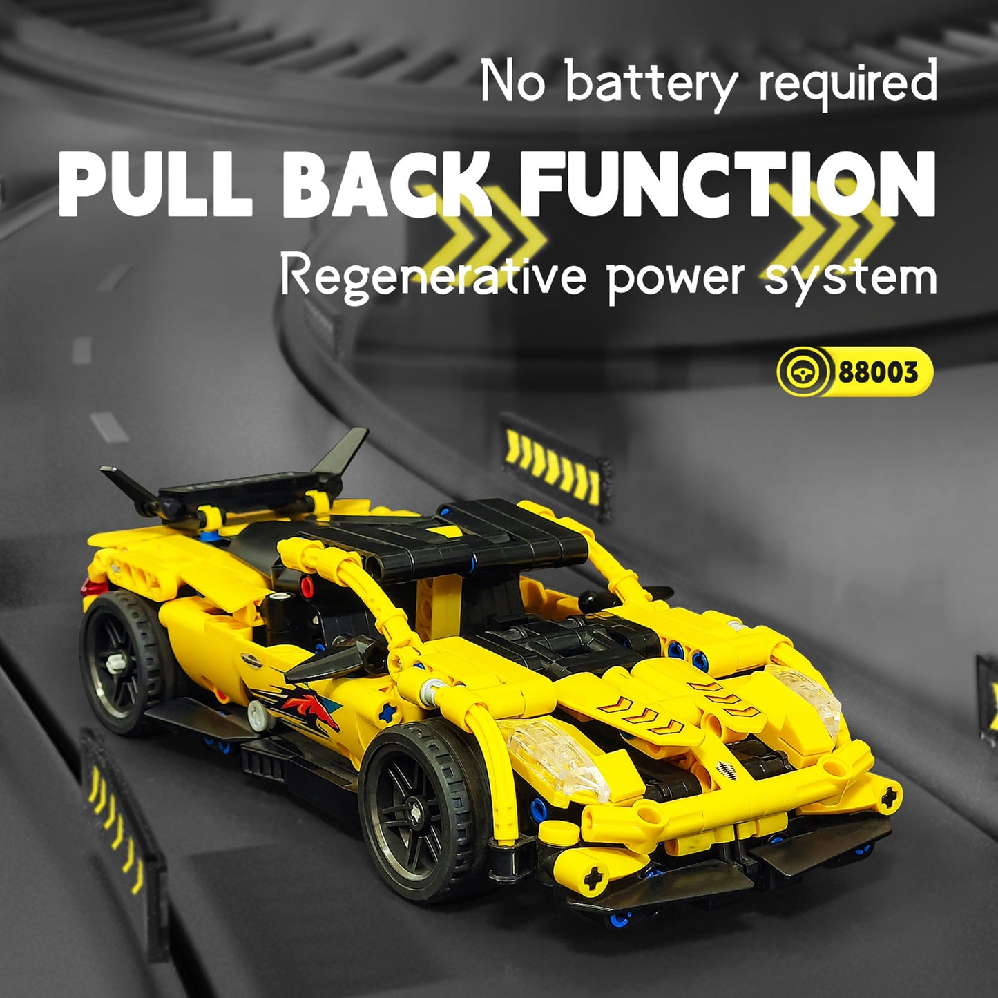 Sports Car Building Blocks 509 Pieces Exquisite Cool Interactive Race Car Model Building Blocks Set