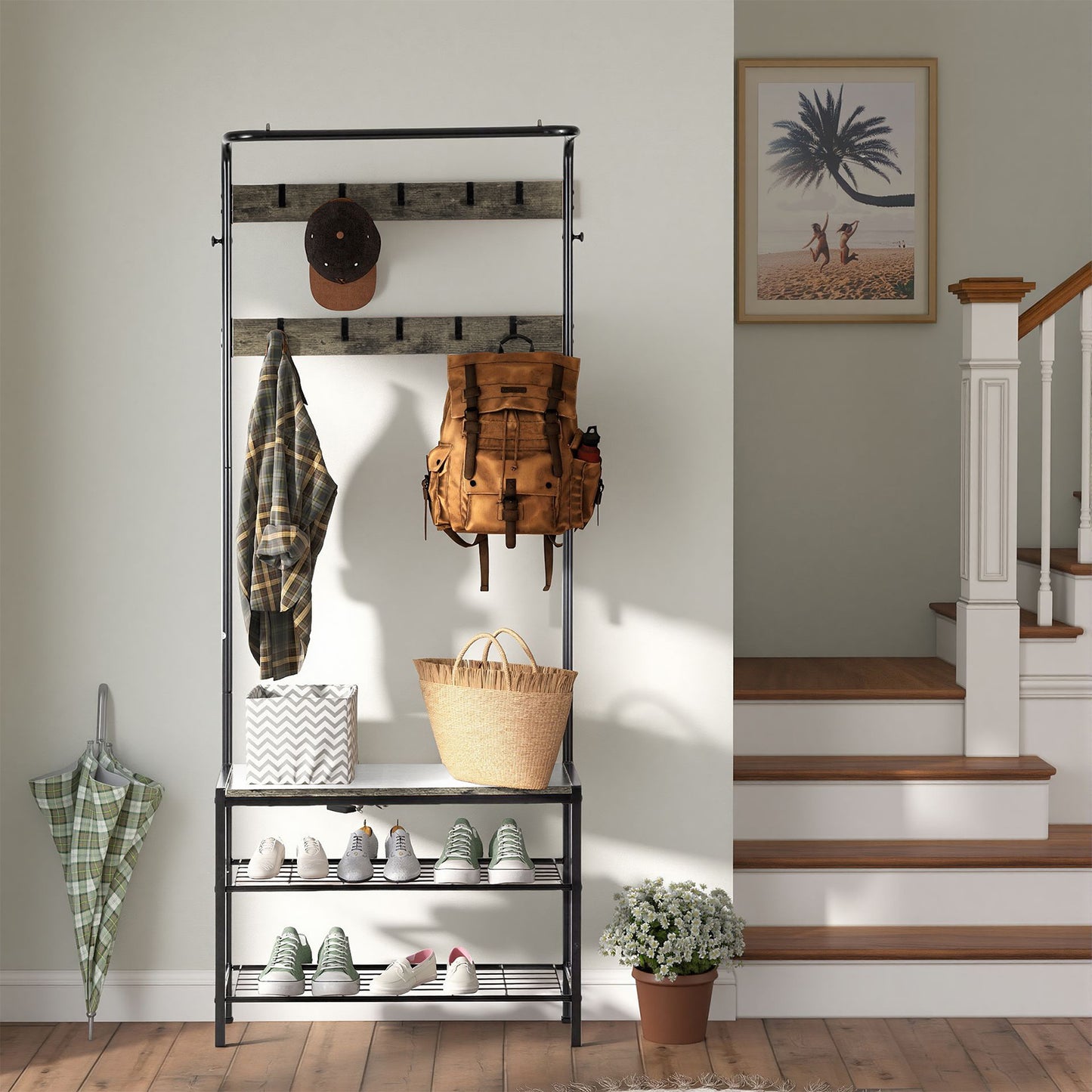 Coat Rack, Shoe Rack