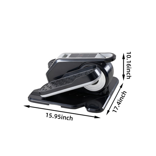 Compact Under-Desk Elliptical --Quiet Mini Pedal Exerciser With Adjustable Speed And LED Display