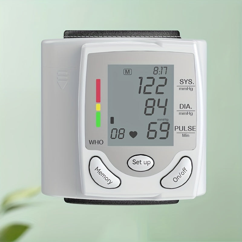 Wrist Electronic Blood Pressure Monitor, BP Sphygmomanometer