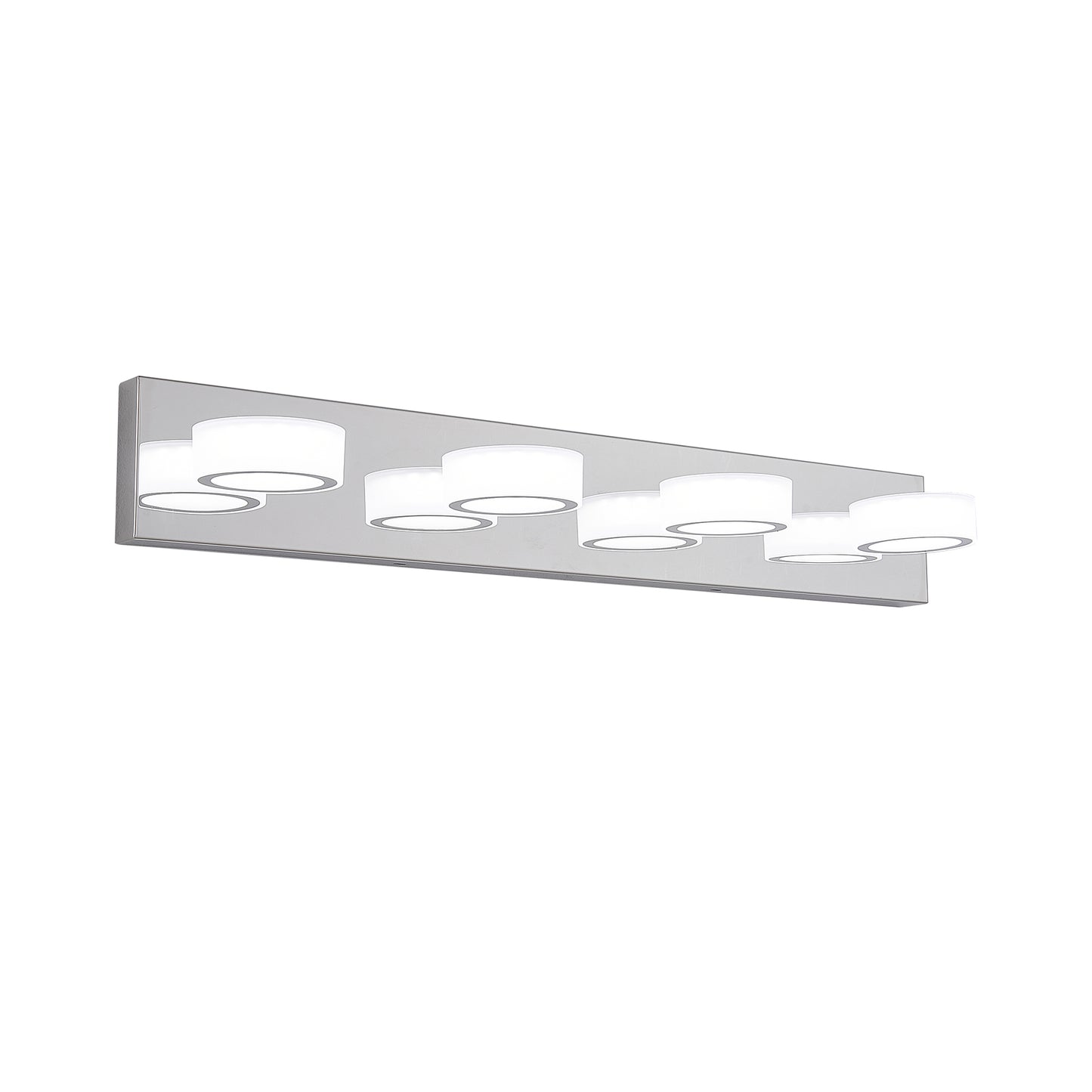 29  Modern 4-Light LED Vanity Light, Sleek Chrome Bathroom Wall Light Fixture For Mirror, Shower, And Bathroom Decor