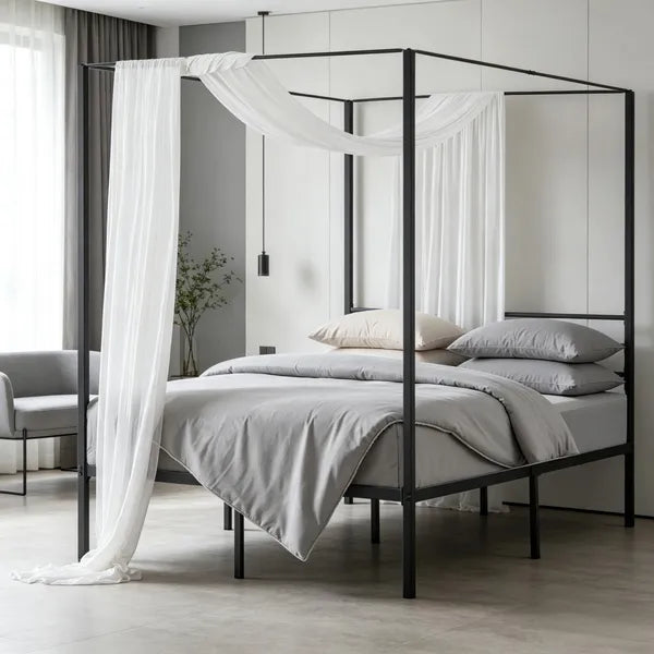 Canopy Bed Frame Only Bed Frame