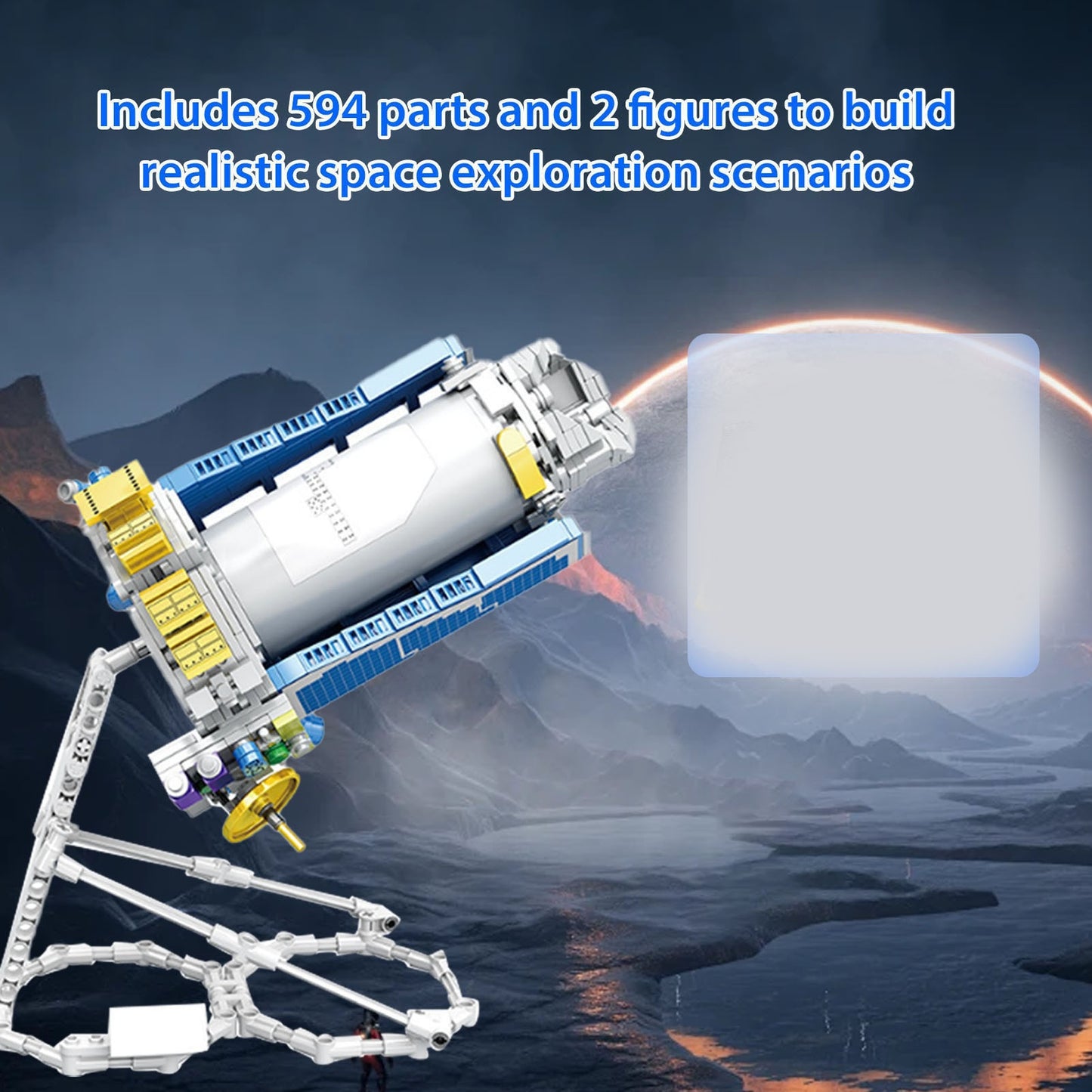 Kepler Space Telescope Building Set STEM Construction Kit Space Exploration Building Toys