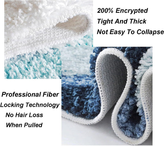 Area Rug Color Rug For Bedroom - Non Slip Bath Rug Absorbent Floor Mat For Bathroom - Cute Washable Small Shower Mat - Aesthetic Modern Home Decoration Birthday Gifts, Thanksgiving Day Decor, Christma