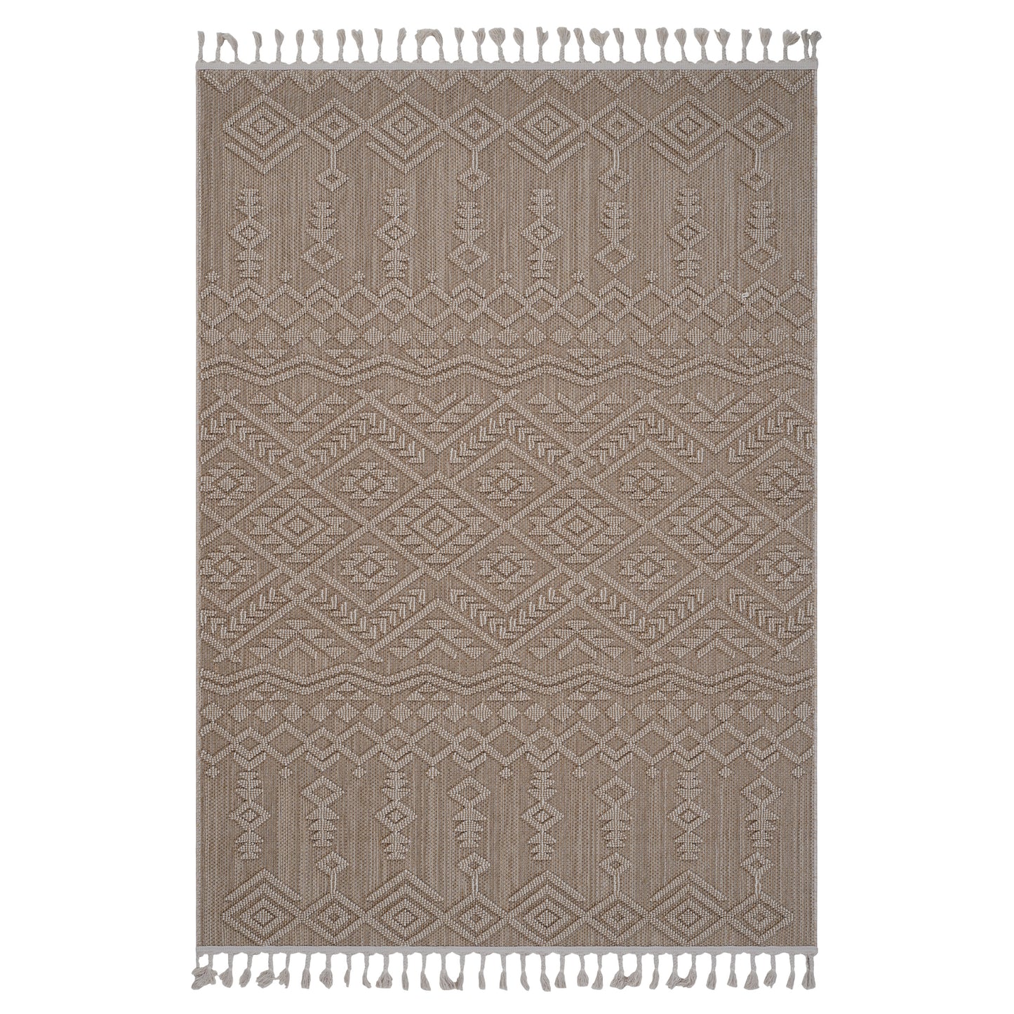Guros 4X6 Natural  Traditional Indoor  Outdoor Area Rug