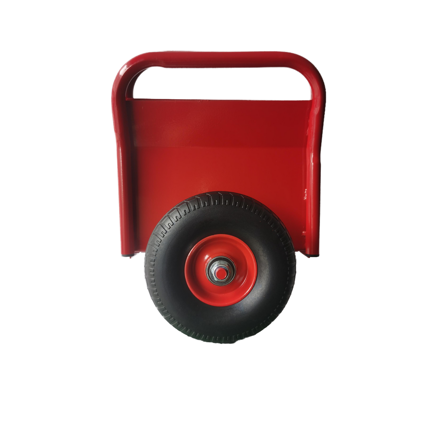Super Weight 1 Heavy Duty Panel Dolly, Slab Dolly, Two Nice Handles, 10 Solid Rubber Tires, All-Terrain Movement For Heavy Drywall Sheet & Door Material Red