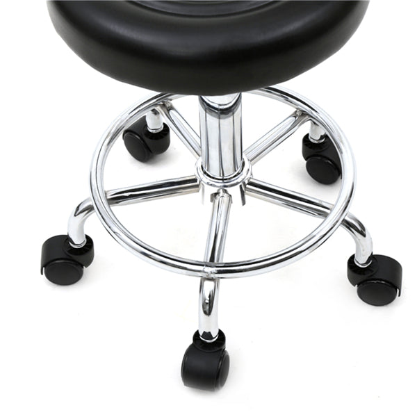 Strap Pattern Stool - Black