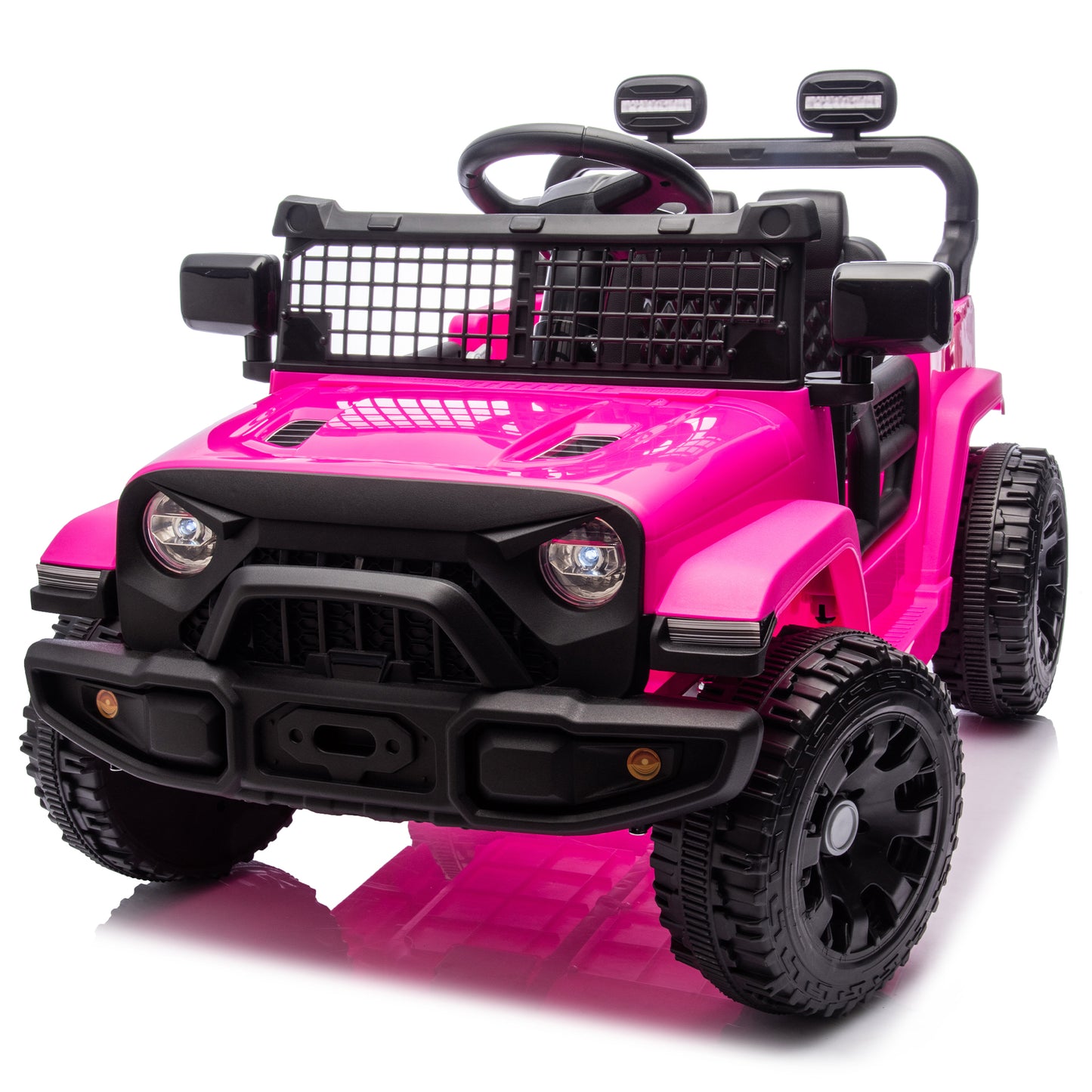 24V Kids Ride On Car W Parents Control,Four-wheel Suspension,2WD,Power Display,Bluetooth,MP3,Music,LED Headlight,Provide A Speed Of 1.86-3.11MPH For Kids Around 3 Years Old.