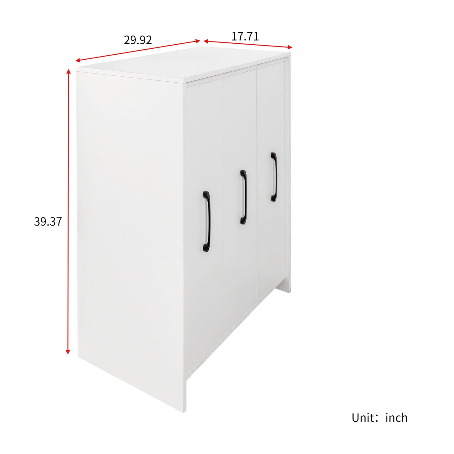 Bookcase With Three Pulled Out Doors Shelving Cabinet,3 Tier Floor Standing Bookcase,Slide Out Storage Bookcase File Cabinet,Office Bedroom Living Room Hidden Storage Cabinet With Wheels