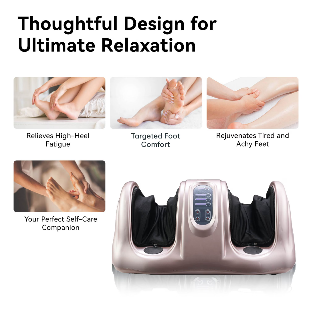 Premium Foot Massager With Remote Control  Deep Kneading And Rolling Massage For Feet, Ankles, Calves, And Legs  Pain Relief & Circulation Boost, Perfect Gift For Men, Women, Parents