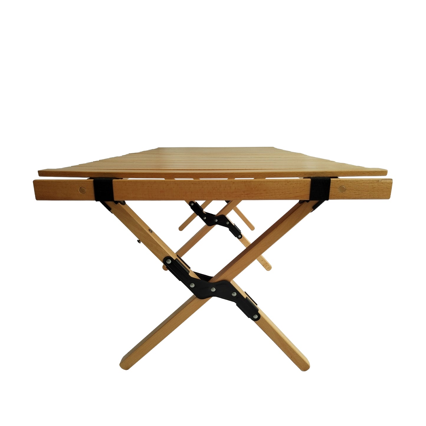 Multi - Function Wooden Foldable Portable Patio Dining Table, NaturalIndoor And Outdoor Universal ,Natural