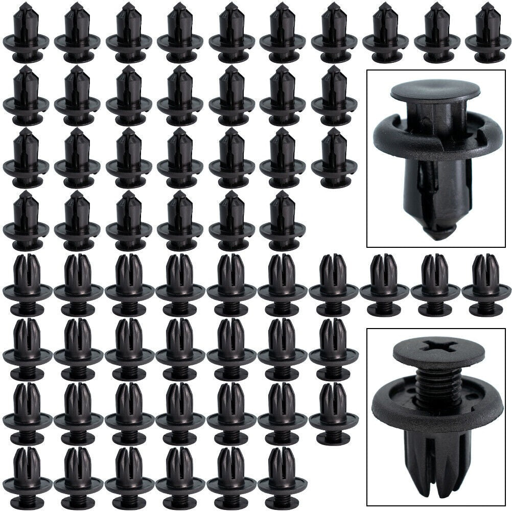 Car Trim Panel Clips Bumper Fender Fastener Push Rivets