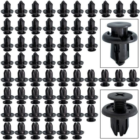 Car Trim Panel Clips Bumper Fender Fastener Push Rivets