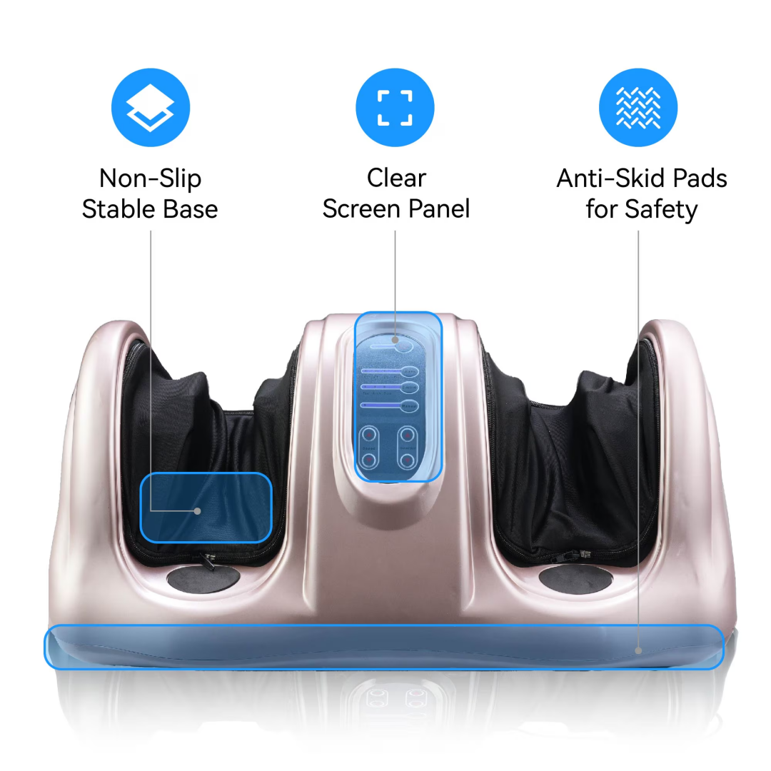Premium Foot Massager With Remote Control  Deep Kneading And Rolling Massage For Feet, Ankles, Calves, And Legs  Pain Relief & Circulation Boost, Perfect Gift For Men, Women, Parents