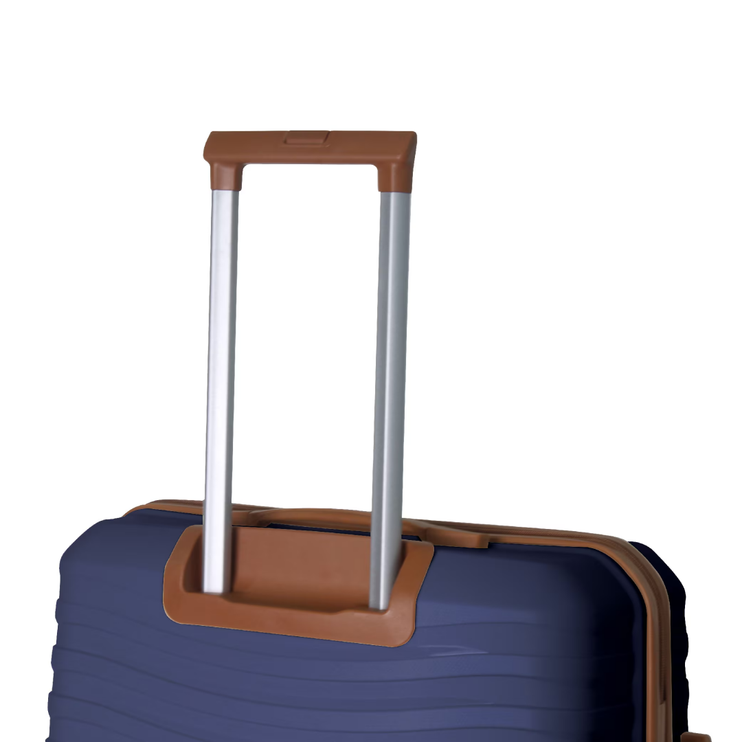 3-Piece Luggage Sets 20, 24, 28 , Suitcase With Wheels, Hardside Suitcase With Four Spinner Wheels And Scratch-Resistant Surface, Navy Blue