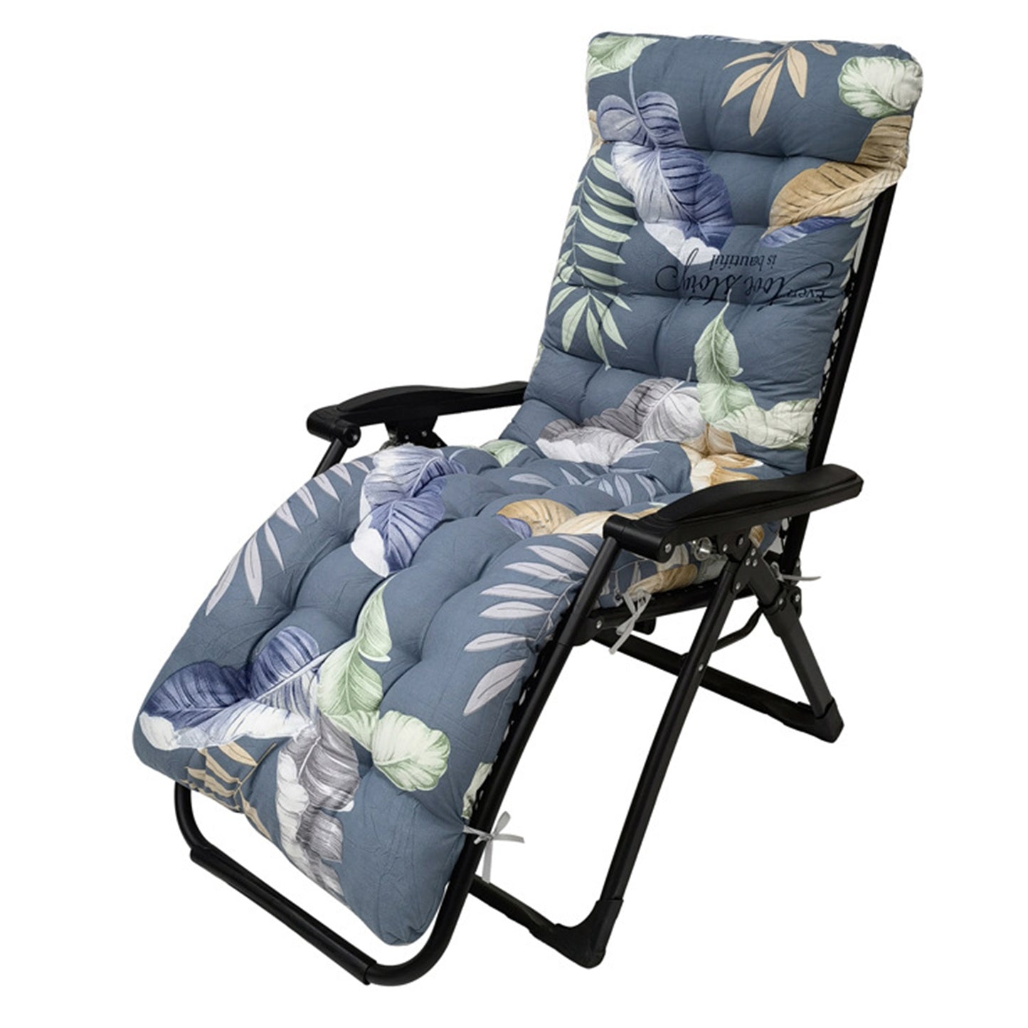 1Pc Chaise Lounger Cushion Recliner Rocking Chair Sofa Mat Deck Chair Cushion Chair Not Inlcuded  Standard Type