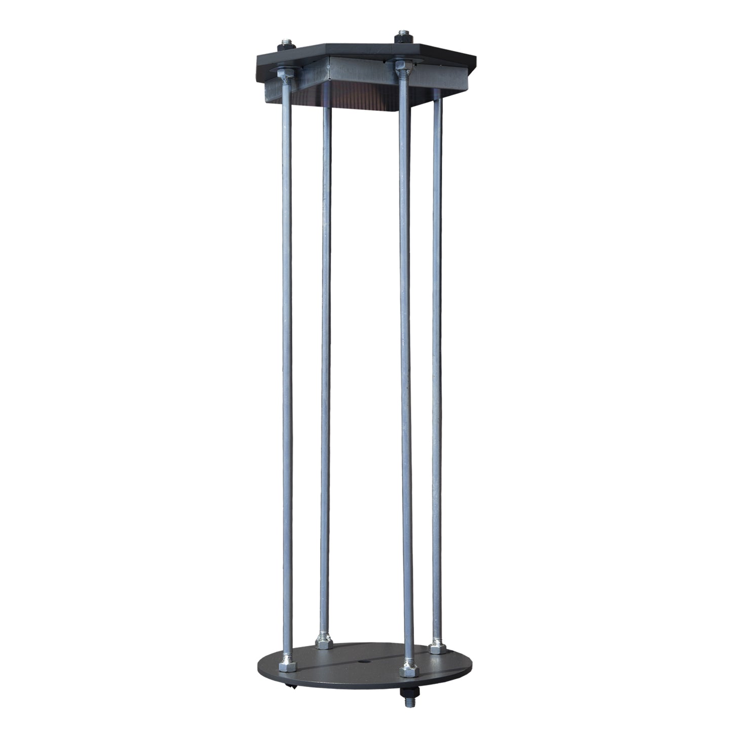 Patio Umbrella Base In Ground, Heavy-Duty Steel Construction For Stability, Supports Up To 700LBS, 7.8  X 7.8  X 22