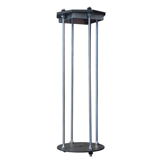 Patio Umbrella Base In Ground, Heavy-Duty Steel Construction For Stability, Supports Up To 700LBS, 7.8  X 7.8  X 22