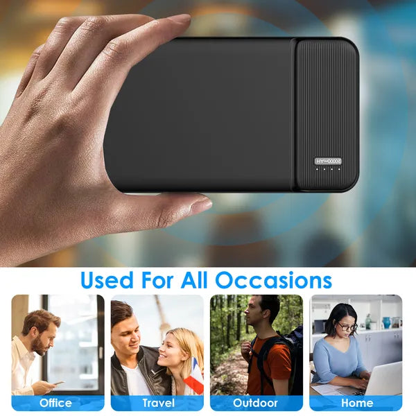Power Bank Portable Phone Charger For Home Office Travel External Battery Pack With 1 Micro USB Cable Fit For IOS Phone 13 Or 12 Samsung Galaxy S21 And More