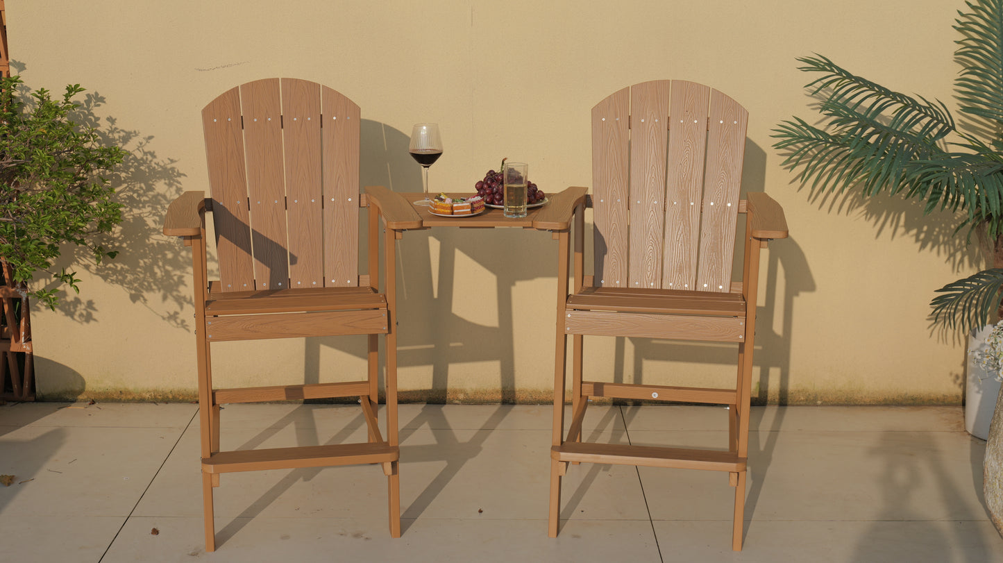 Outdoor Bar Chair Set Perfect For Patio Happy Hour Togethers & Casual Evening Hangouts,HIPS Material