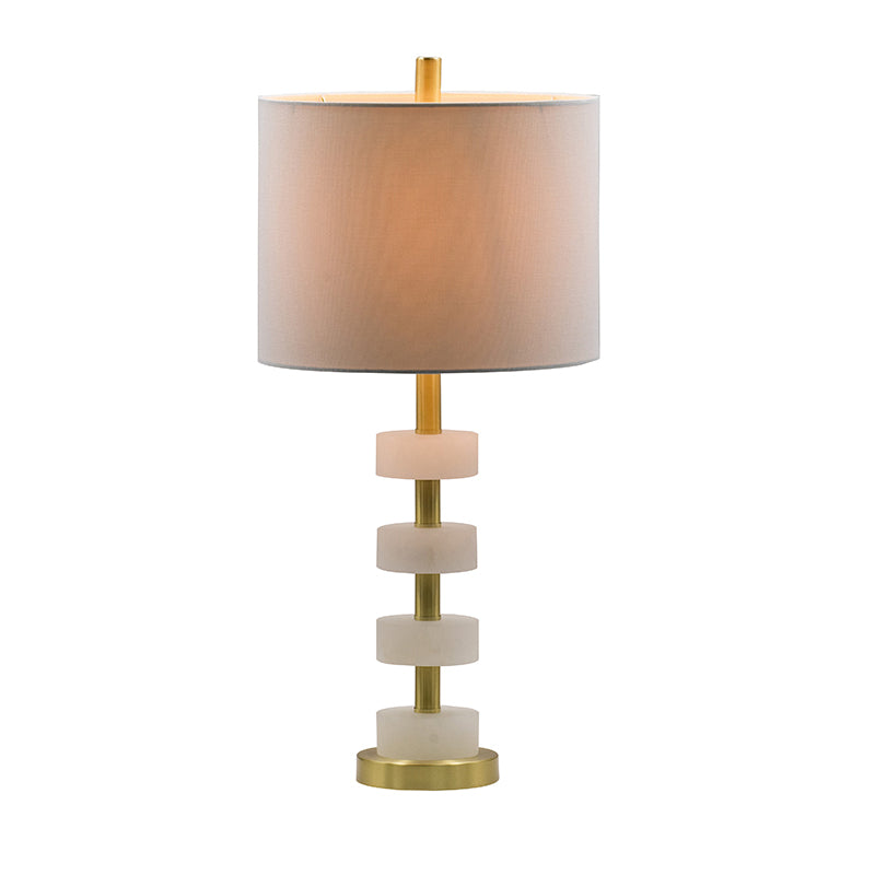 13x13x26  Marble Table Lamp
