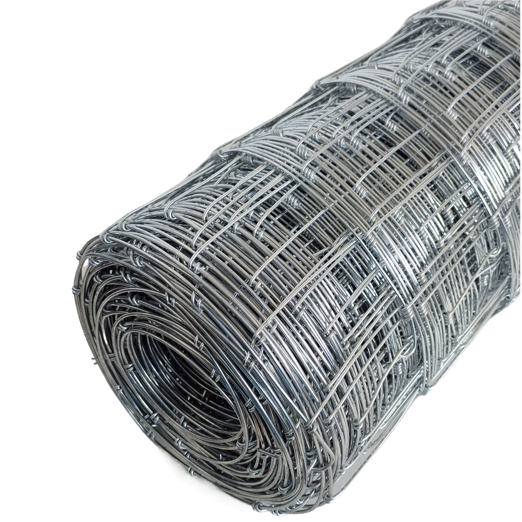 Farm Fence 4ft X 328ft 14Gauge Heavy Zinc Coating Cattle Fence,Galvanized Field Wire Fencing Deer Fence,Goat Fence,Hog Wire Fencing For Yard Livestock & Animals Protection