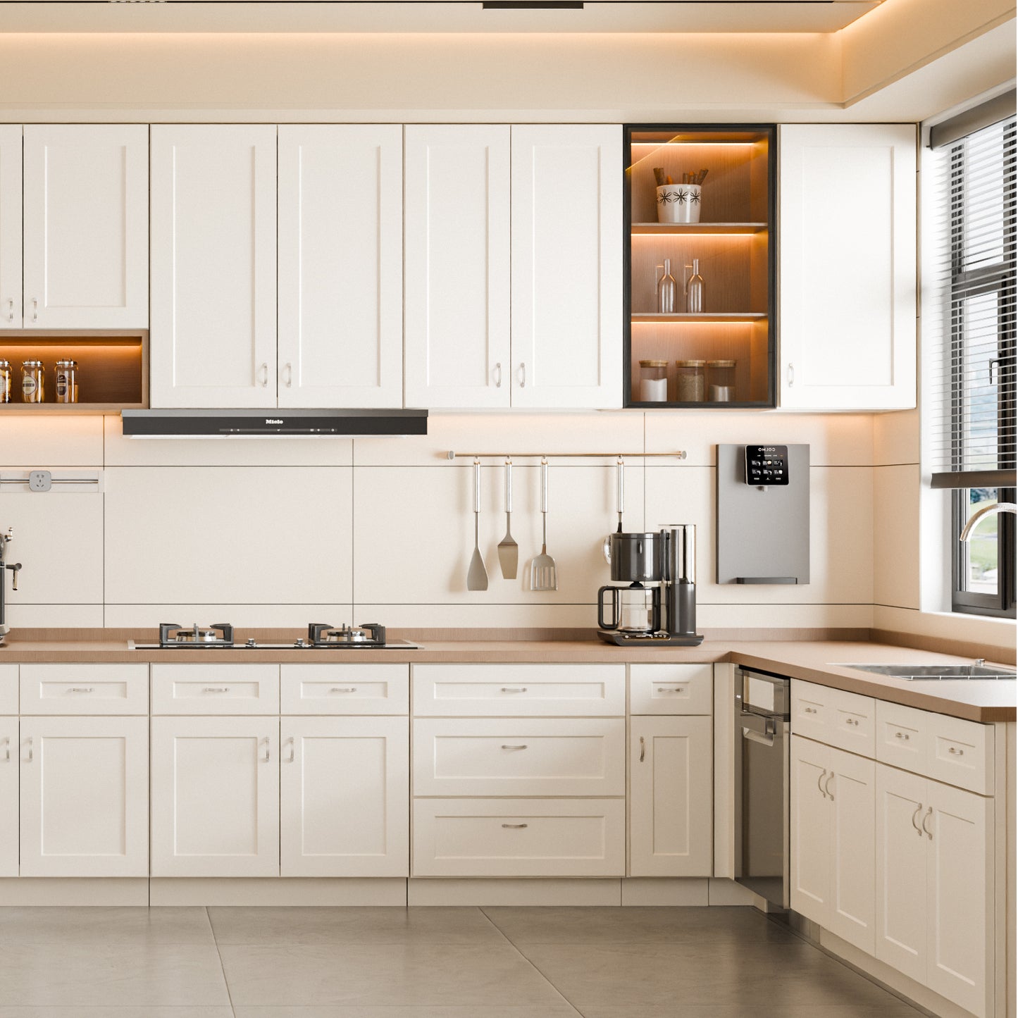White Shaker Solid Wood Wall Cabinet With Soft-Close Doors, Adjustable Shelves - 24  Double Door Storage For Kitchen, Bathroom, Laundry, Garage  Easy Assembly, 24 W X 12 D X 30 H