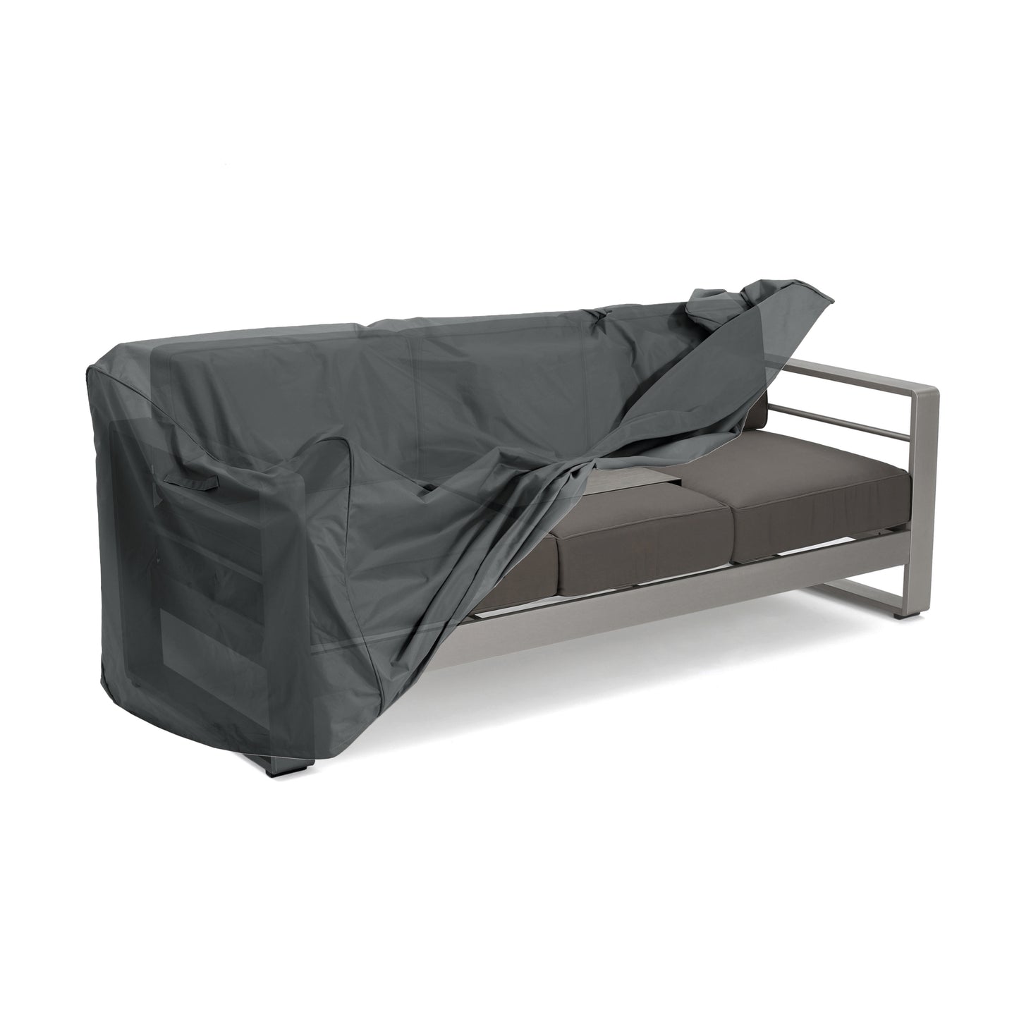 SHEILD PATIO OUTDOOR 3 SEATER COVER  DARK GRAY