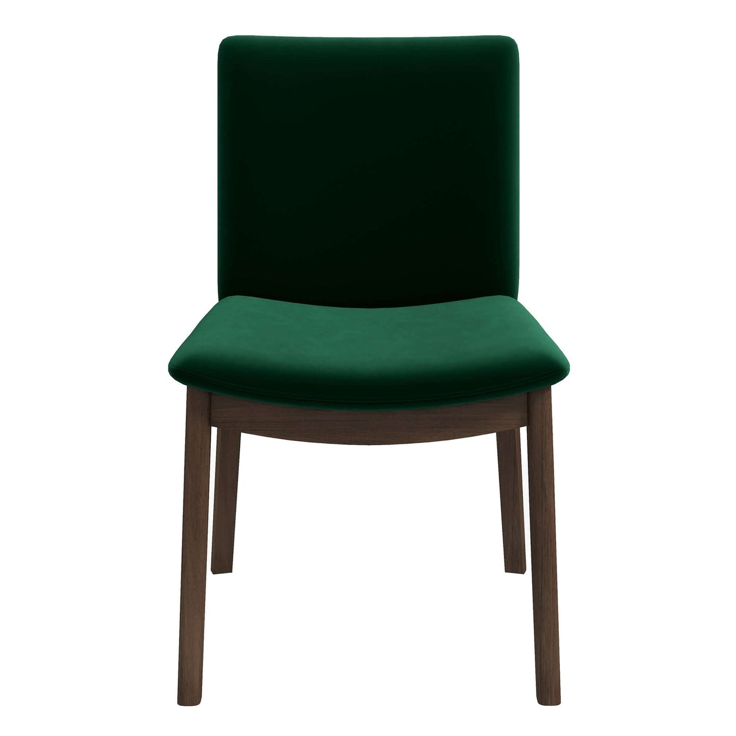 Fast Delivery Kate Mid-Century Modern Dining Chair   Set Of 2   With Velvet Upholstery And Solid Wood Structure For Living Room Bedroom Outdoor Lounge