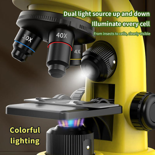 Microscope Professional Model 40X-16000X White,Please Note That The Color And Specification Sold Is White.