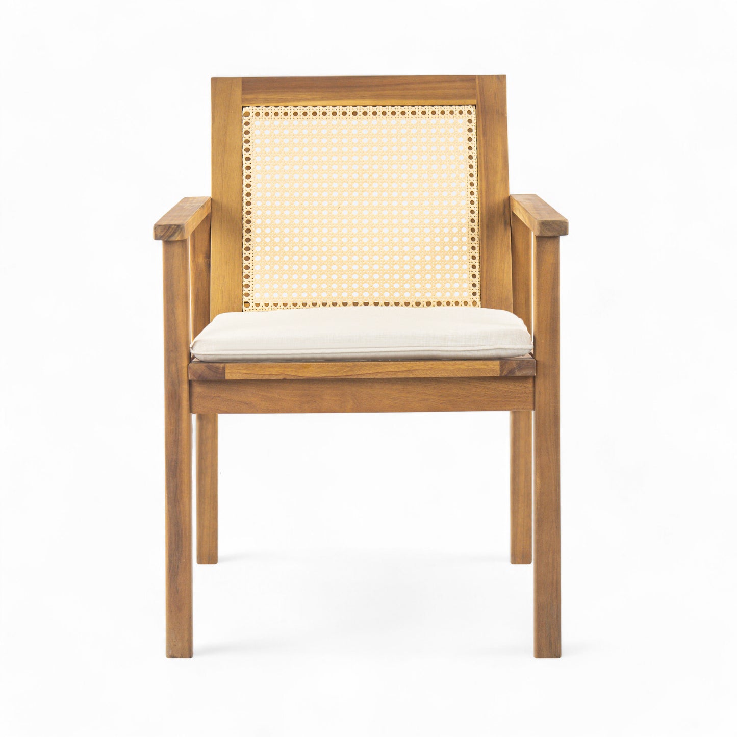Preston Outdoor Dining Chair With Cushion Set Of 2