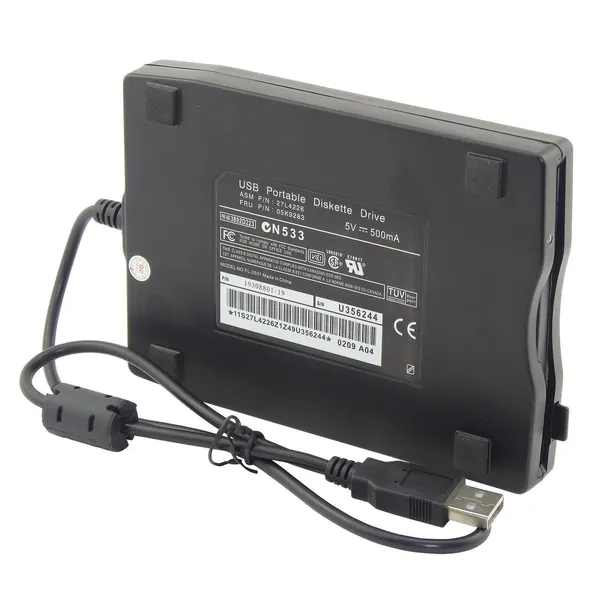 3.5' USB 2.0 Data External Floppy Disk Drive 1.44MB For Laptop PC Win 7 8 10 Mac