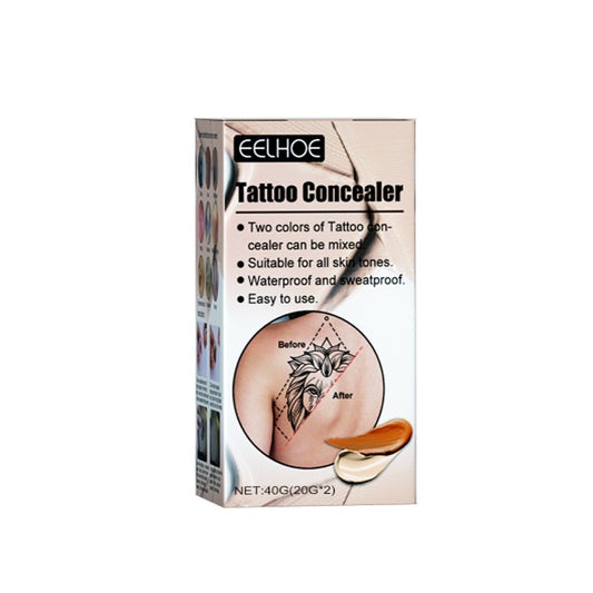 Tattoo Cover Up Makeup Waterproof, Professional Tattoo Concealer Use On Body, For Legs, Dark Spots, Scars, Vitiligo