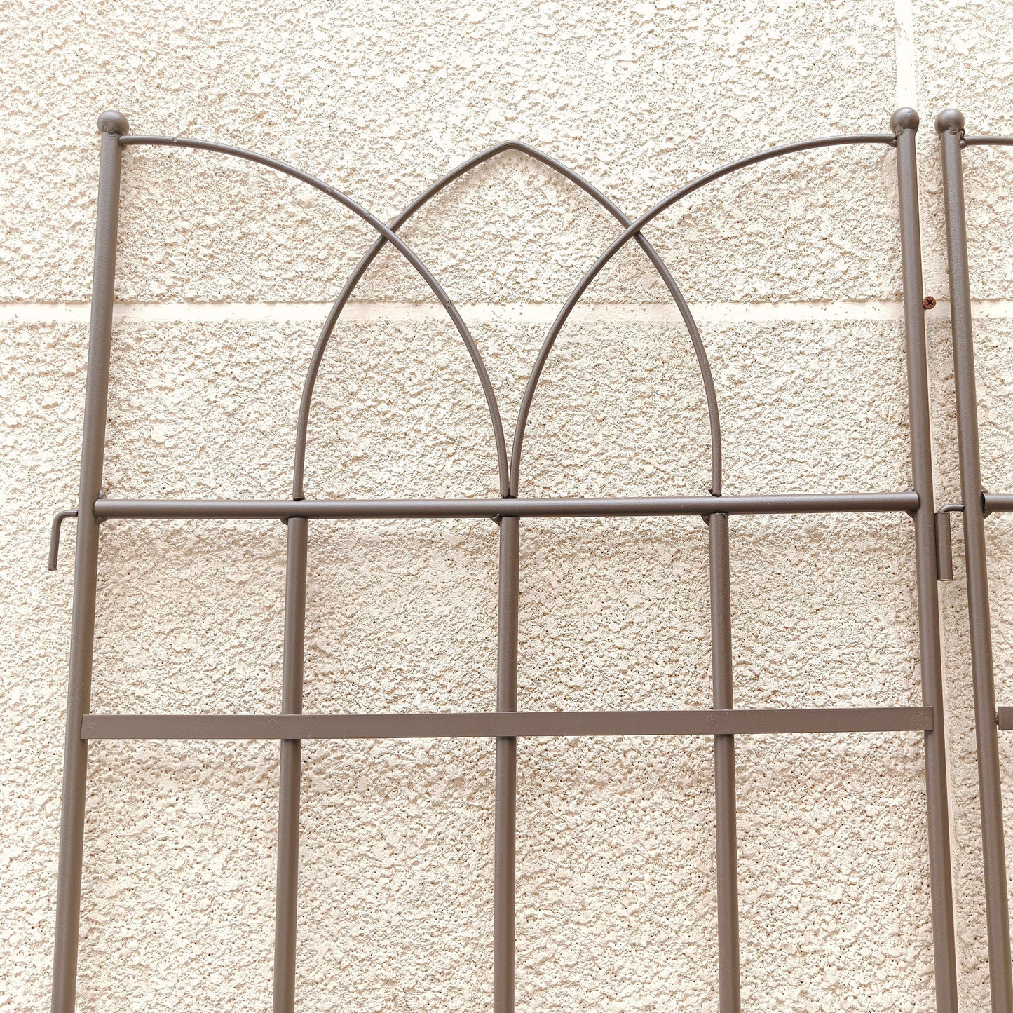 4 Pack Metal Garden Trellis 71  X 17.7  Rustproof Trellis For Climbing Plants Outdoor Flower Support Brown