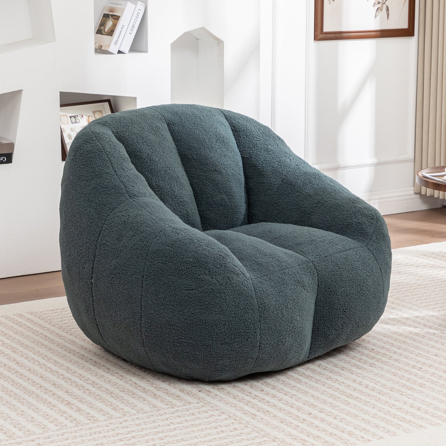 Bean Bag Chair With Filler, Bean Bag Sofa With Tufted Soft Stuffed Filling, Fluffy And Lazy Sofa, Comfy Cozy BeanBag Chairs With Memory Foam For Dorm, Apartment, Living Room