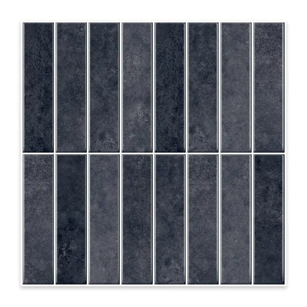 10pcs Slate Gray Self-Adhesive Tiles 12x12 Inch Industrial Style 3D Self-Adhesive Backsplash Wall Tiles Waterproof Heat Ret Wall Tiles, Suitable For Modern Kitchen, Basement, Office, Laundry Room (5