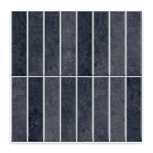10pcs Slate Gray Self-Adhesive Tiles 12x12 Inch Industrial Style 3D Self-Adhesive Backsplash Wall Tiles Waterproof Heat Ret Wall Tiles, Suitable For Modern Kitchen, Basement, Office, Laundry Room (5